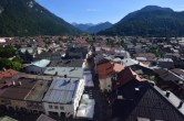 Archived image Webcam Karwendel Alps - Mittenwald Church 15:00