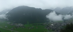 Archiv Foto Webcam Mayrhofen: Ausblick Gasthof Zimmereben 11:00