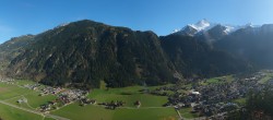 Archiv Foto Webcam Mayrhofen: Ausblick Gasthof Zimmereben 11:00