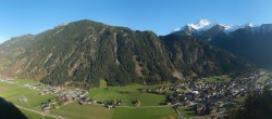 Archiv Foto Webcam Mayrhofen: Ausblick Gasthof Zimmereben 13:00