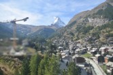 Archiv Foto Webcam Zermatt - Matterhornblick Hotel Schönegg 11:00