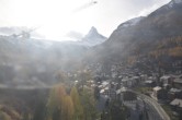 Archiv Foto Webcam Zermatt - Matterhornblick Hotel Schönegg 13:00