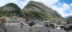 Archiv Foto Webcam Zermatt: Panoramablick auf das Dorf 11:00