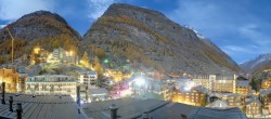 Archived image Webcam Zermatt - Grand Hotel Zermatterhof 23:00
