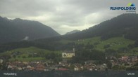 Archiv Foto Webcam Ruhpolding: Panoramablick auf den Ort 08:00