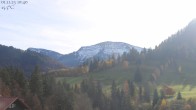 Archiv Foto Webcam Oberstaufen: Biohotel Schratt - Blick zum Hochgrat 09:00