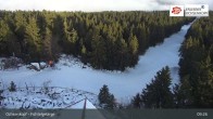 Archived image Webcam Ochsenkopf - Summit restaurant 08:00