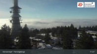 Archived image Webcam Ochsenkopf - Summit restaurant 10:00