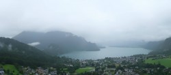 Archiv Foto Webcam St. Gilgen am Wolfgangsee - Blick zum Zwölferhorn 17:00