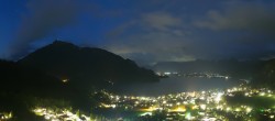 Archiv Foto Webcam St. Gilgen am Wolfgangsee - Blick zum Zwölferhorn 19:00