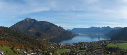 Archiv Foto Webcam St. Gilgen am Wolfgangsee - Blick zum Zwölferhorn 11:00