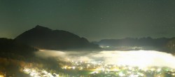 Archiv Foto Webcam St. Gilgen am Wolfgangsee - Blick zum Zwölferhorn 01:00