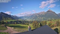 Archived image Webcam Aeschi - Ski hut Aeschiallmend 08:00