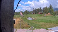 Archived image Webcam Crans Montana - Golf Course Hole 18 09:00