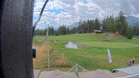 Archived image Webcam Crans Montana - Golf Course Hole 18 13:00