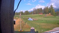 Archiv Foto Webcam Crans Montana: Wanderweg am Golfplatz 07:00