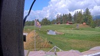 Archiv Foto Webcam Crans Montana: Wanderweg am Golfplatz 09:00