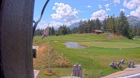 Archiv Foto Webcam Crans Montana: Wanderweg am Golfplatz 13:00