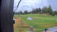 Archiv Foto Webcam Crans Montana: Wanderweg am Golfplatz 09:00