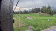 Archiv Foto Webcam Crans Montana: Wanderweg am Golfplatz 19:00
