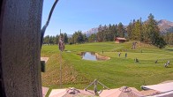 Archived image Webcam Crans Montana - Golf Course Hole 18 13:00