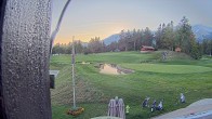 Archived image Webcam Crans Montana - Golf Course Hole 18 19:00