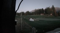 Archiv Foto Webcam Crans Montana: Wanderweg am Golfplatz 06:00