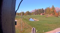Archiv Foto Webcam Crans Montana: Wanderweg am Golfplatz 09:00