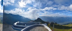 Archived image Webcam Crans Montana - Top station La Tsa chair lift 07:00