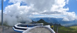 Archived image Webcam Crans Montana - Top station La Tsa chair lift 11:00