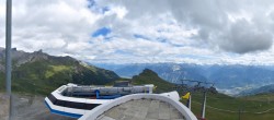 Archived image Webcam Crans Montana - Top station La Tsa chair lift 13:00