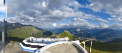 Archived image Webcam Crans Montana - Top station La Tsa chair lift 17:00