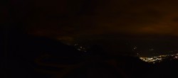 Archiv Foto Webcam Crans Montana: Aminona - Bergstation Sessellift Tsa 23:00