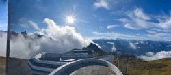 Archiv Foto Webcam Crans Montana: Aminona - Bergstation Sessellift Tsa 08:00