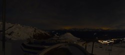 Archiv Foto Webcam Crans Montana: Aminona - Bergstation Sessellift Tsa 23:00