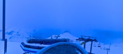 Archiv Foto Webcam Crans Montana: Aminona - Bergstation Sessellift Tsa 05:00