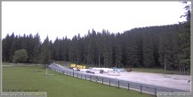Archiv Foto Webcam Pokljuka: Biathlonstadion Eingang 05:00