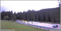 Archiv Foto Webcam Pokljuka: Biathlonstadion Eingang 06:00