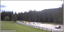 Archiv Foto Webcam Pokljuka: Biathlonstadion Eingang 07:00