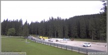 Archiv Foto Webcam Pokljuka: Biathlonstadion Eingang 11:00