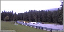 Archiv Foto Webcam Pokljuka: Biathlonstadion Eingang 19:00