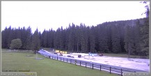 Archiv Foto Webcam Pokljuka: Biathlonstadion Eingang 05:00