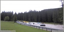 Archiv Foto Webcam Pokljuka: Biathlonstadion Eingang 06:00