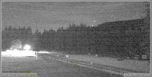 Archived image Webcam Pokljuka: Biathlon Stadium Entrance 22:00