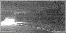Archived image Webcam Pokljuka: Biathlon Stadium Entrance 23:00