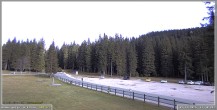 Archiv Foto Webcam Pokljuka: Biathlonstadion Eingang 11:00