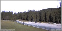 Archiv Foto Webcam Pokljuka: Biathlonstadion Eingang 13:00