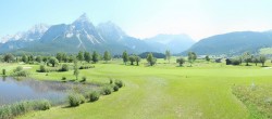 Archiv Foto Webcam Tiroler Zugspitz Arena - Golfplatz Ehrwald-Lermoos 08:00
