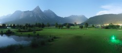 Archived image Webcam Tiroler Zugspitz Arena - Golf Club Ehrwald-Lermoos 23:00