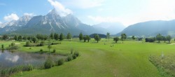 Archiv Foto Webcam Tiroler Zugspitz Arena - Golfplatz Ehrwald-Lermoos 15:00